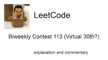 Reverse and xor! Leetcode Biweekly Contest 113 (Virtual 30th?) with commentary
