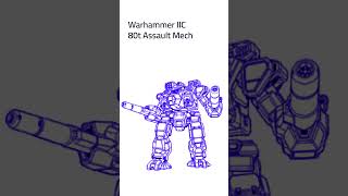 BattleTech: Warhammer IIC BattleMech (#mechwarrior #battletech #battletechlore #scifi)