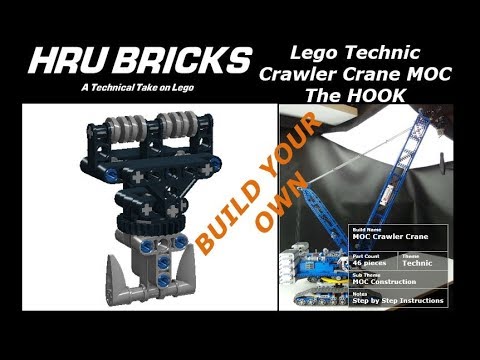 LEGO Technic Crawler Crane BUILD YOUR HOOK a Crawler MOC Pt.1 - YouTube