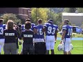 Paralyzed Division III player returns to the sidelines