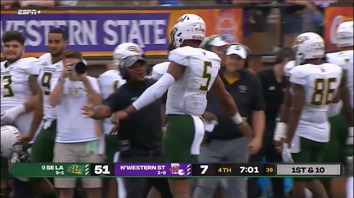 SLU FB: Cephus Johnson to Gage Larvadain 88 yards ...