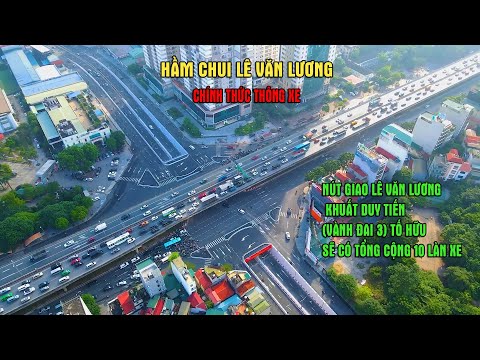 Video Hầm chui Lê Văn Lương thông thoáng trở lại, khác hẳn... - youtube