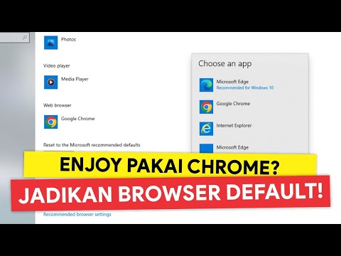 SUKA PAKAI CHROME? Cara Membuat Google Chrome sebagai Browser Default di Laptop