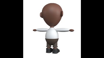 Office man game ready character VR / AR / low-poly 3d model