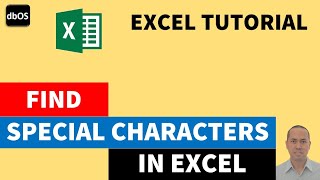 Find special characters in Excel | Search special characters in Excel