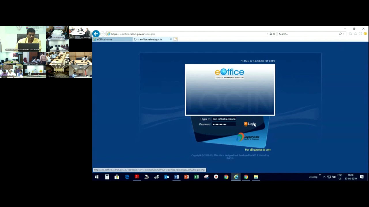 eOffice@Railways Complete User Training Part 4