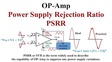 OP-Amp Power Supply Rejection Ration (PSRR of Operational Amplifier)