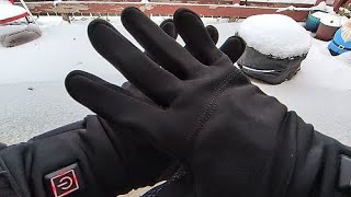 These heated gloves come in handy!
