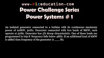 Power Systems # 1 Solution | Power Challenge Series | RLC Education India | Nikhil Nakka
