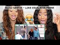 Hilarious sisters react to love escalator prank 2 by silvio santos brazilian prank