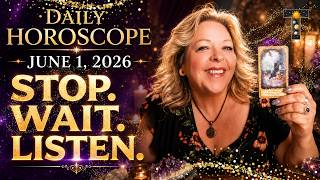 DON'T TAKE ACTION TODAY! HERE'S WHY YOU NEED TO WAIT  June 1, 2026 |  Tarot  🔵 Numerology