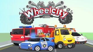 Wheelcity - New Episodes with Cars For Kids - Meet New Heroes Flash, Hook, Red and Lila!