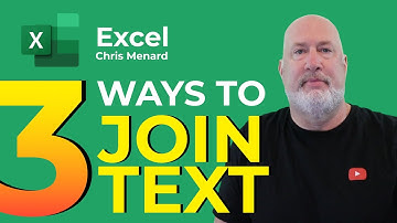 Excel TEXTJOIN, CONCATENTATE and CHAR Functions to Join Text