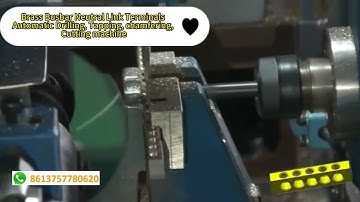 Brass Busbar Neutral Link Terminals Automatic Drilling, Tapping, chamfering, Cutting machine