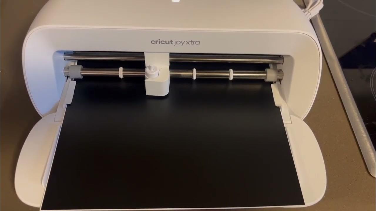 Running a test print with the Cricut Joy Xtra 