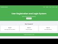 User Registration and Login System