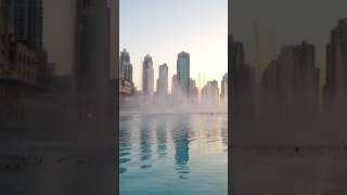 Dubai dancing fountain on Indian song