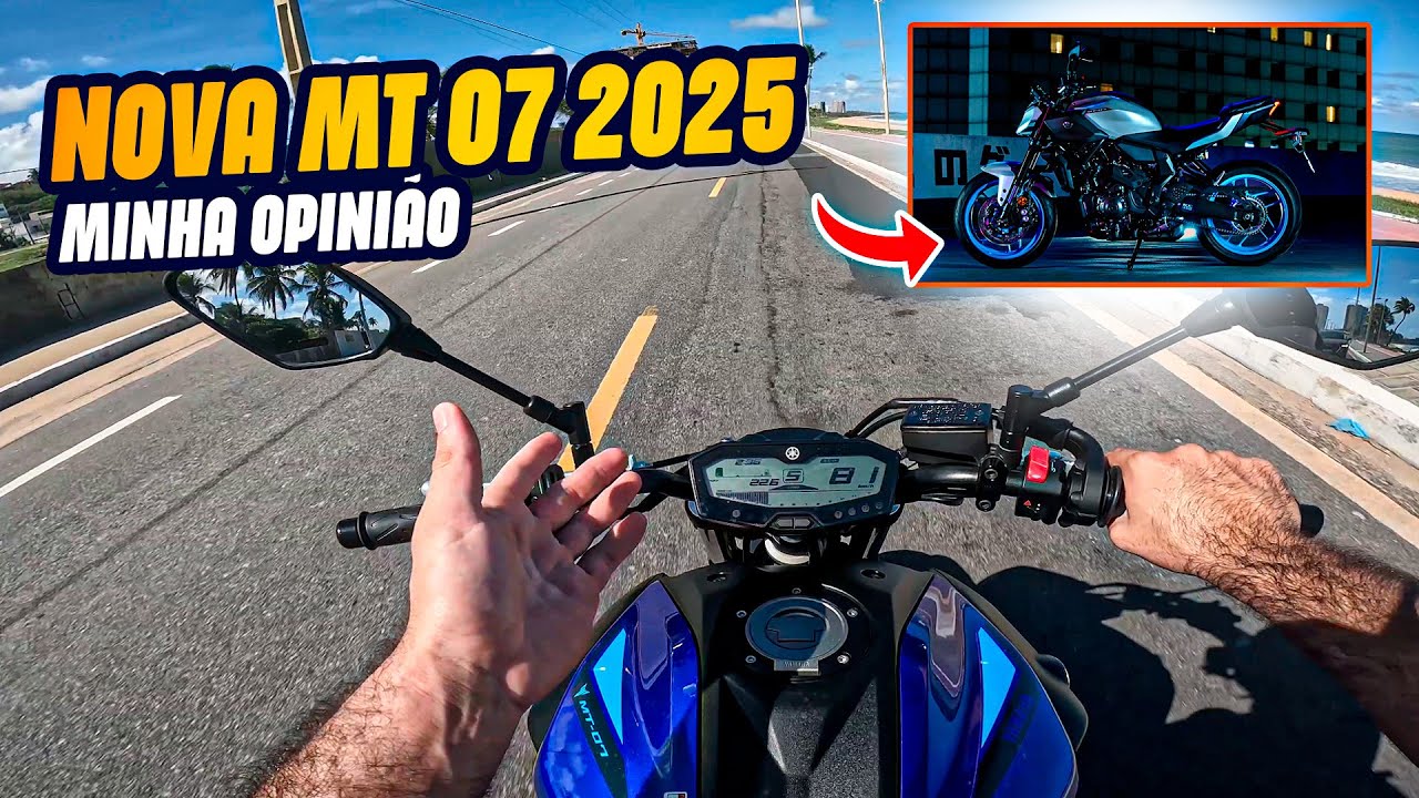 NOVA YAMAHA MT-07 2025: A YAMAHA SURPREENDEU OU ESTRAGOU TUDO