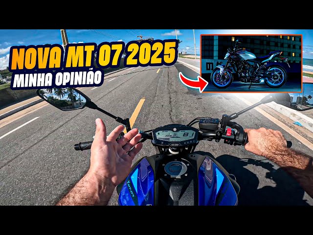 NOVA YAMAHA MT-07 2025: A YAMAHA SURPREENDEU OU ESTRAGOU TUDO