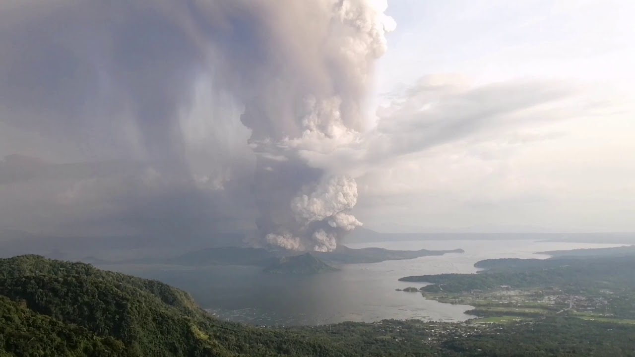 TAAL VOLCANO ERUPTION | TAGAYTAY VIEW | JANUARY 12 2019