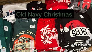 Old Navy Christmas Shirts and Pajamas for the Family Shop with Me | Sweet Southern Saver