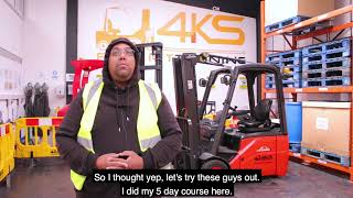4KS Forklift Training Operator Testimonials | Amar by 4KS Forklift Training Ltd 266 views 2 years ago 41 seconds