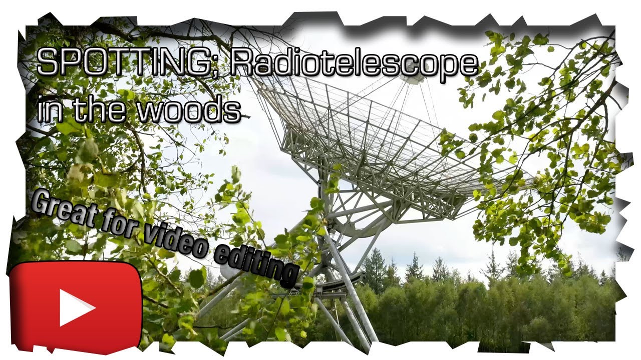 Unexpected Discovery: Spotting a Radiotelescope in the Woods. 4K