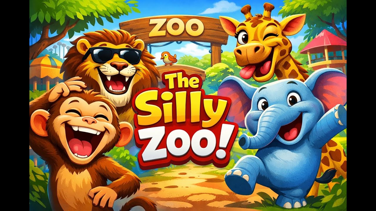 Welcome to The Silly Zoo  funny, playful poem where animals act silly,  funny,  laugh 