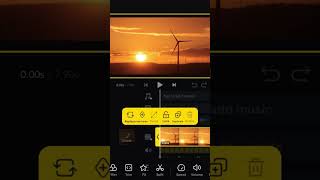 How to make SUNSET cinematic # vn editing app # editing turorial#sanjoy Mali screenshot 3