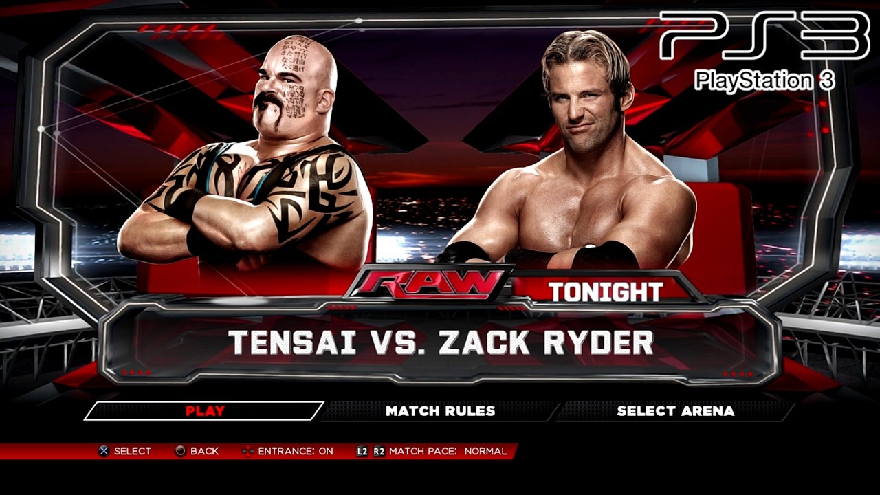 WWE 2K14 PS3 - Тенсай против Зака ​​Райдера - нокаут [2K][mClassic]