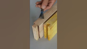 Simple Method for Dovetail joints - DIY #diy #woodworking #tips #shorts #satisfying #asmr