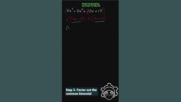 Factoring a Univariate Polynomial by Grouping Problem Type 1