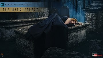 The Making Of Photo-Manipulation: The Dark Forest | Photoshop Compositing Tutorial
