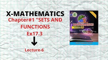 Ex 17.3| Chpr#17| Sets and Functions |Sindh Board  |De Morgan