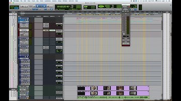 Creating a Print Master in Pro Tools