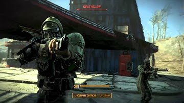 Fallout 4 - DEATHCLAW ATTACKS SETTLEMENT!!!