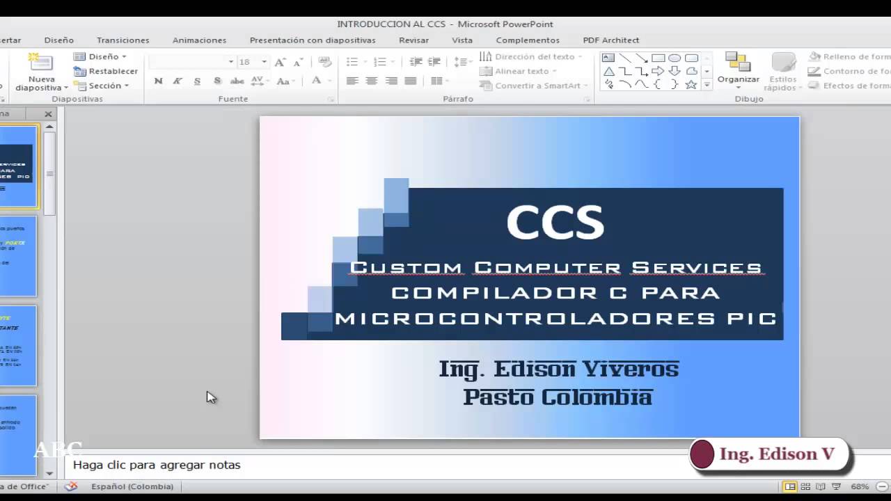 primer tutorial de programacion de microcontroladores en C CCS)(prender un led)