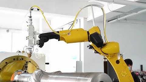 Auto Robot Laser Cladding System Operations#lasercladding