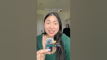 Should you declare a major? 🤔🎓 #collegeapplications #collegeadmissions #advice #tips #college