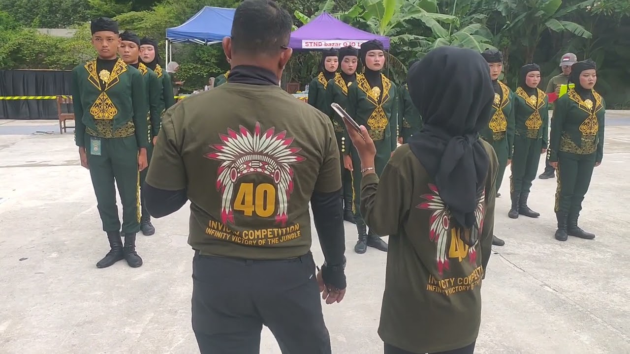 LOMBA PASKIBRA SMAN 15 Bekasi di MTSN 40 kalideres jakarta tgl 18 Januari 2026