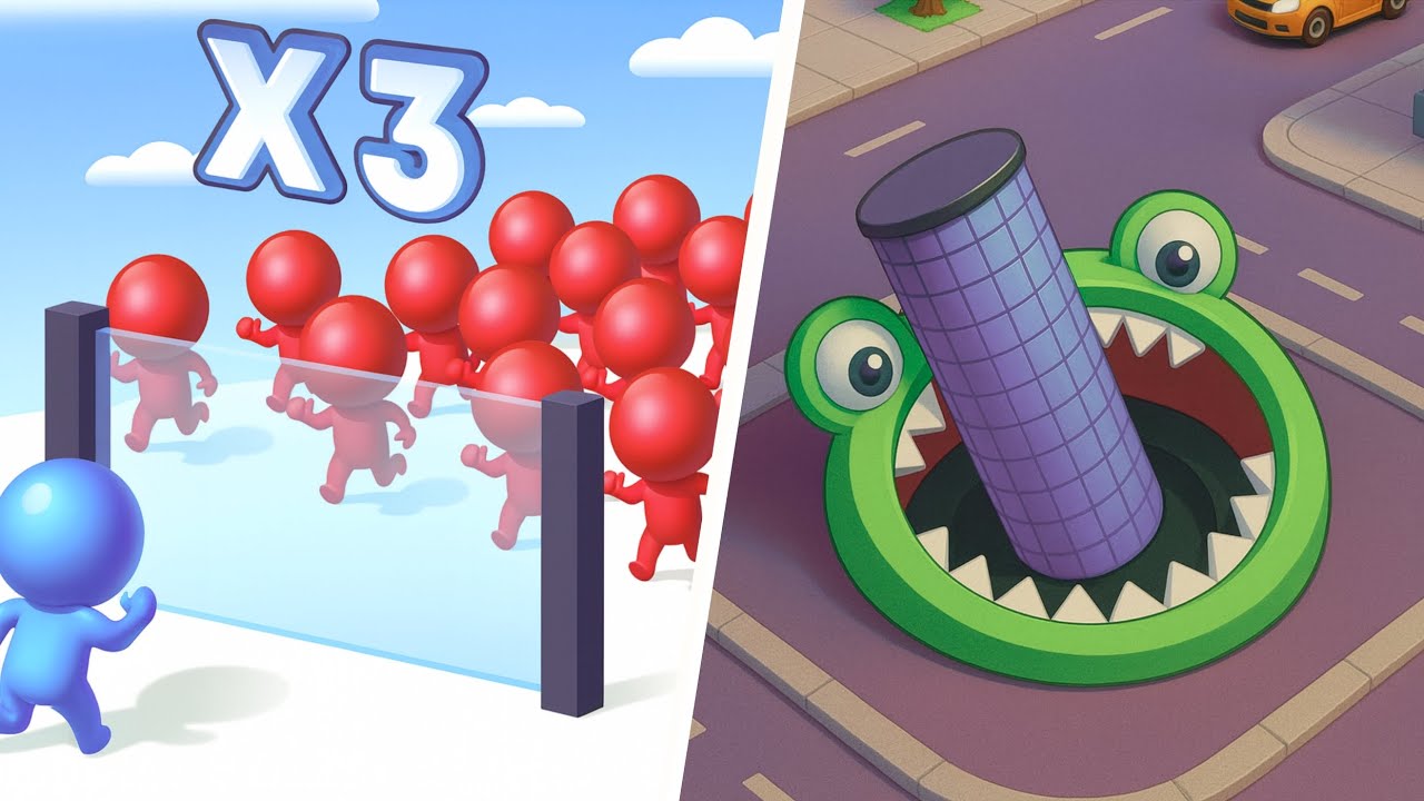 Mob control vs Worm Hole io | Gameplay | Xate Gameplays 