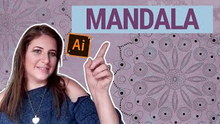 🙌 Cómo DISEÑAR un MANDALA en ILLUSTRATOR [fácil]