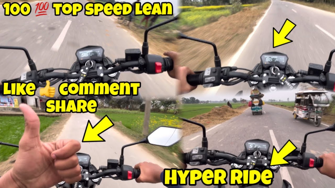 Hyper Ride 🔗 Bike Ride 🫢 💯 Top Speed Lean 