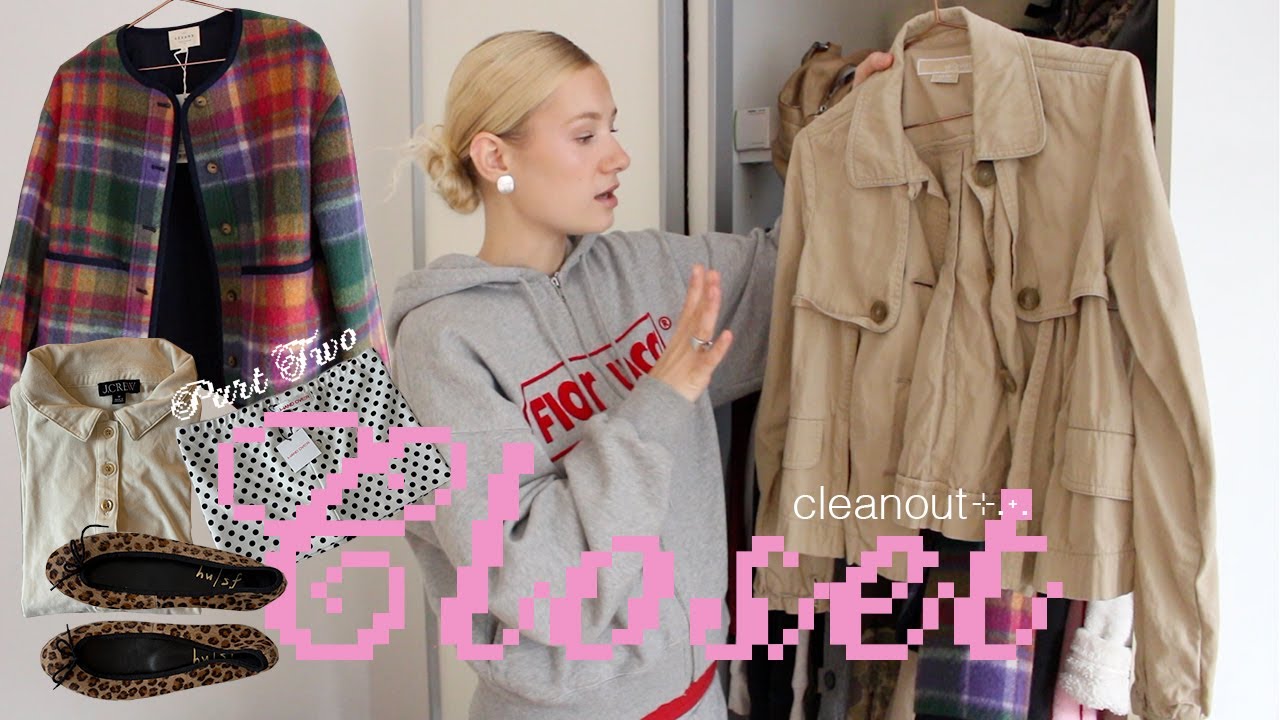 getting rid of all my thrifted clothes and starting fresh | closet cleanout part two