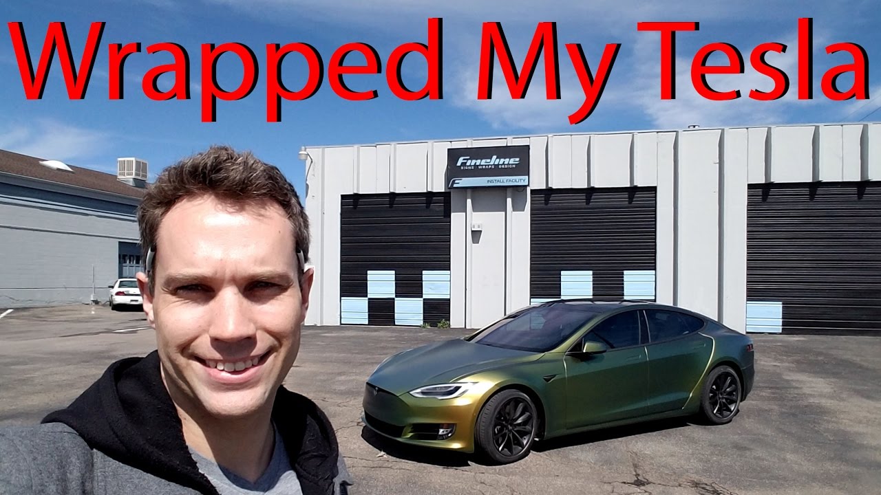 Tesla Model S 100D Wrap | Avery ColorFlow Satin Fresh Spring
