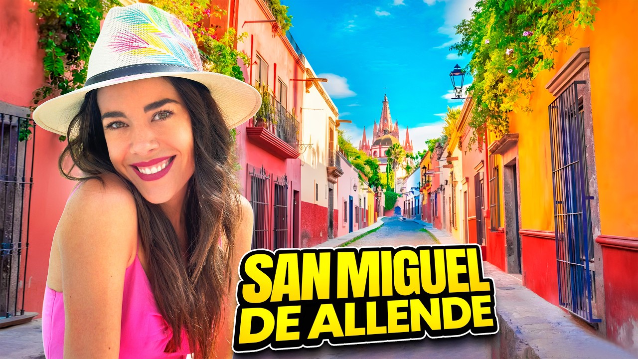 ¿Es San MIGUEL de ALLENDE la CIUDAD MÁS BONITA de MEXICO? 🇲🇽 4K
