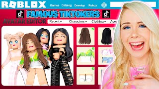 MAKING FAMOUS TIKTOKERS A ROBLOX ACCOUNT!