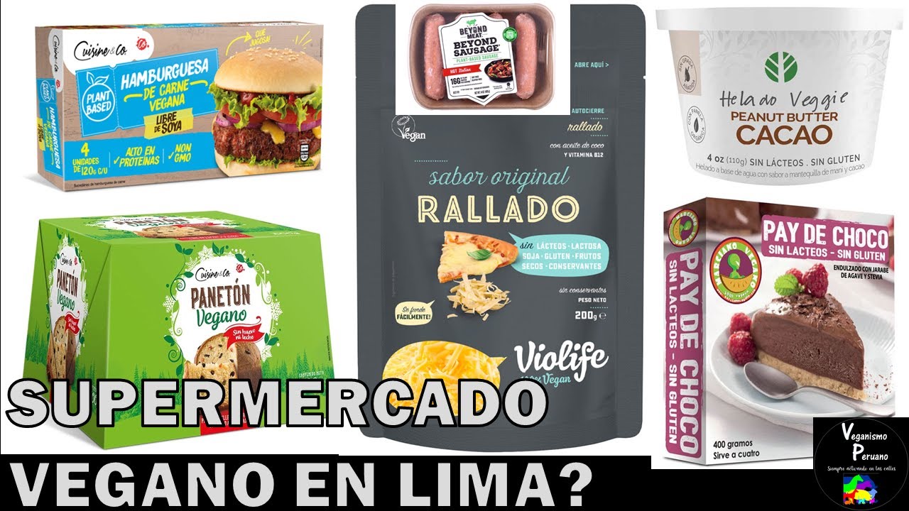 SUPERMERCADO VEGANO EN LIMA Perú 🇵🇪? PANETON, EMBUTIDO, HAMBURGUESA. SUPERMARKET VEGAN? COMIDA
