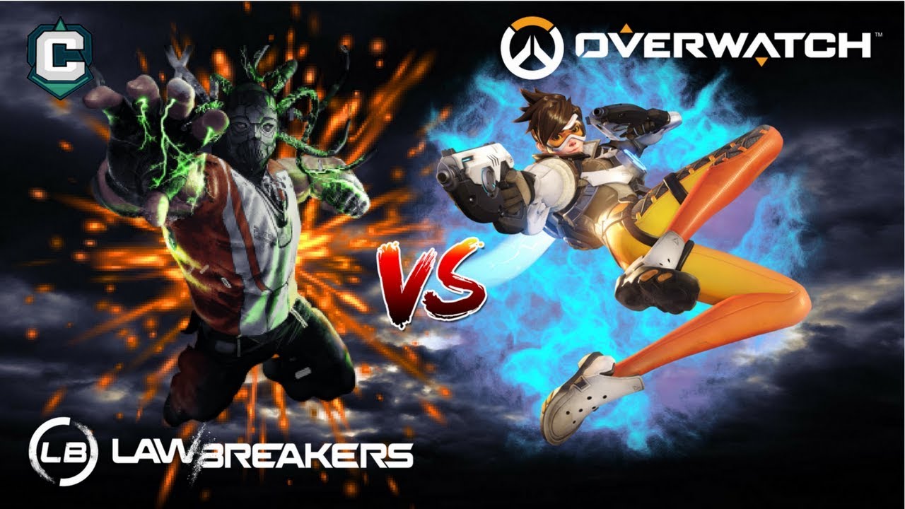 Overwatch vs. LawBreakers - Ft. Lucio Ball - Highlights Montage #4