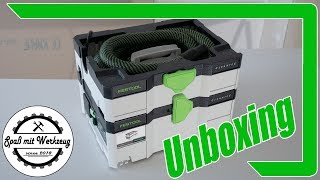 A very small Festool vacuum cleaner 🛠 CTL SYS mobile dust extractor 🛠 Unboxing